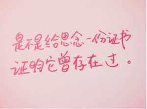 写不出淡淡的迷失与忧伤